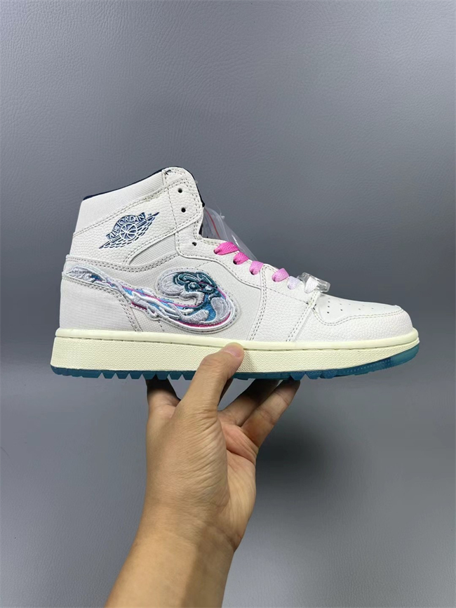 Women's Running Weapon Air Jordan 1 White Shoes 0475 Women's Running Weapon Air Jordan 1 White Shoes 0475